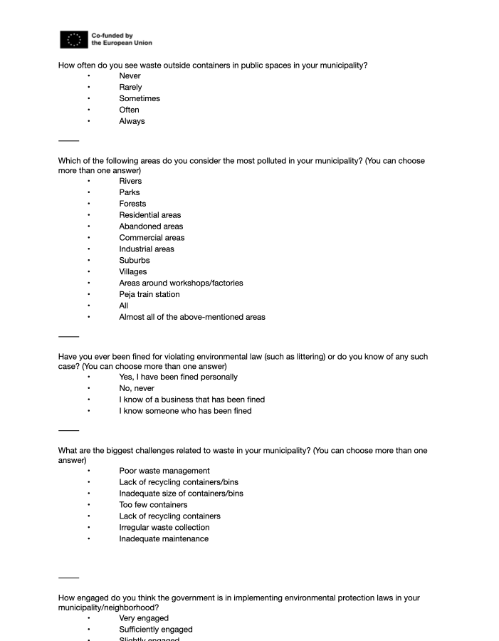 Data and graphs document